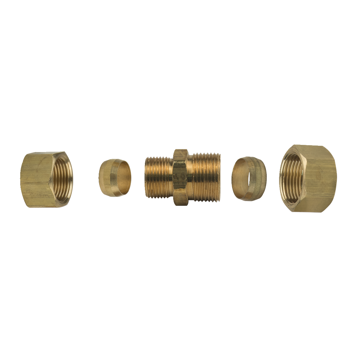 5/8 in. O.D. Tube x 1/2 in. O.D. Tube BrassCraft