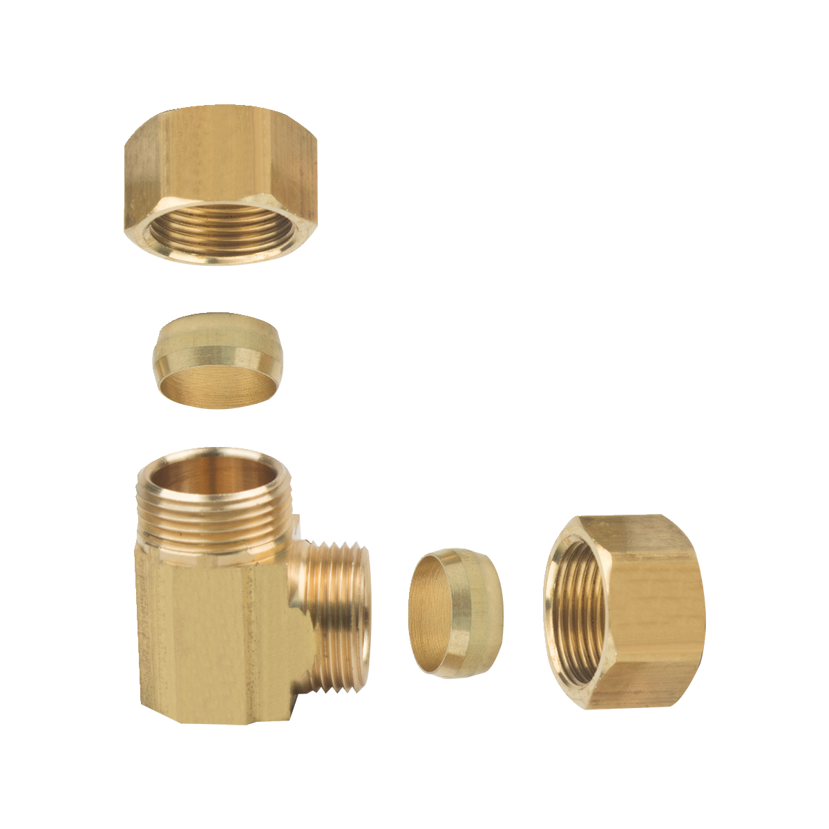 5/8 in. O.D. Tube, Both Ends BrassCraft