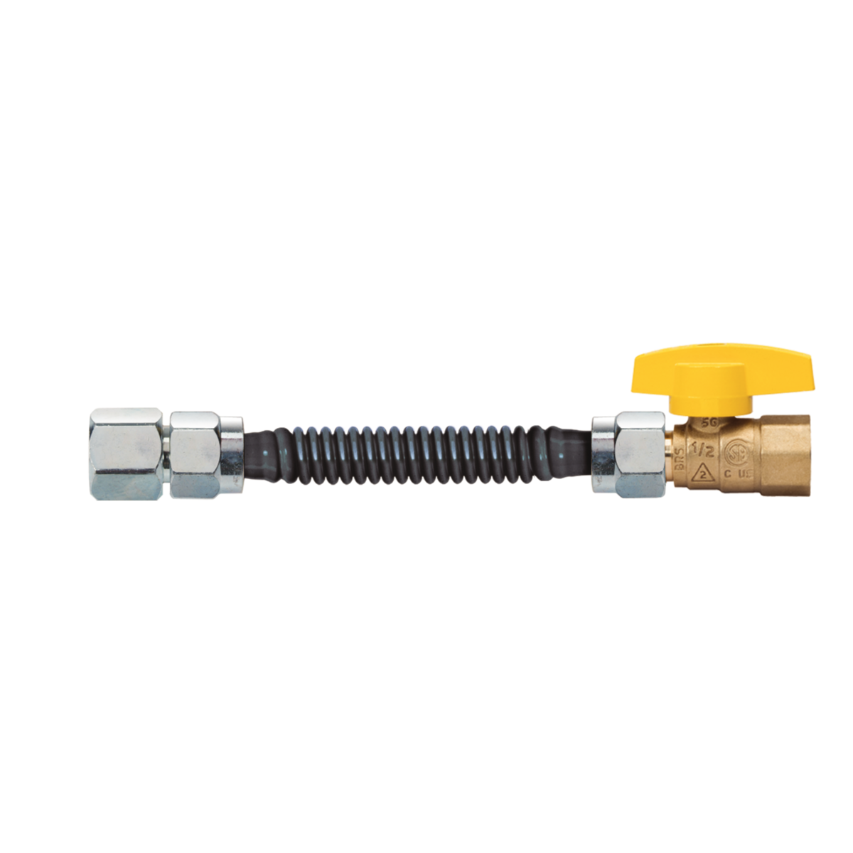 3/8 in. FIP x 1/2 in. FIP Gas Ball Valve BrassCraft