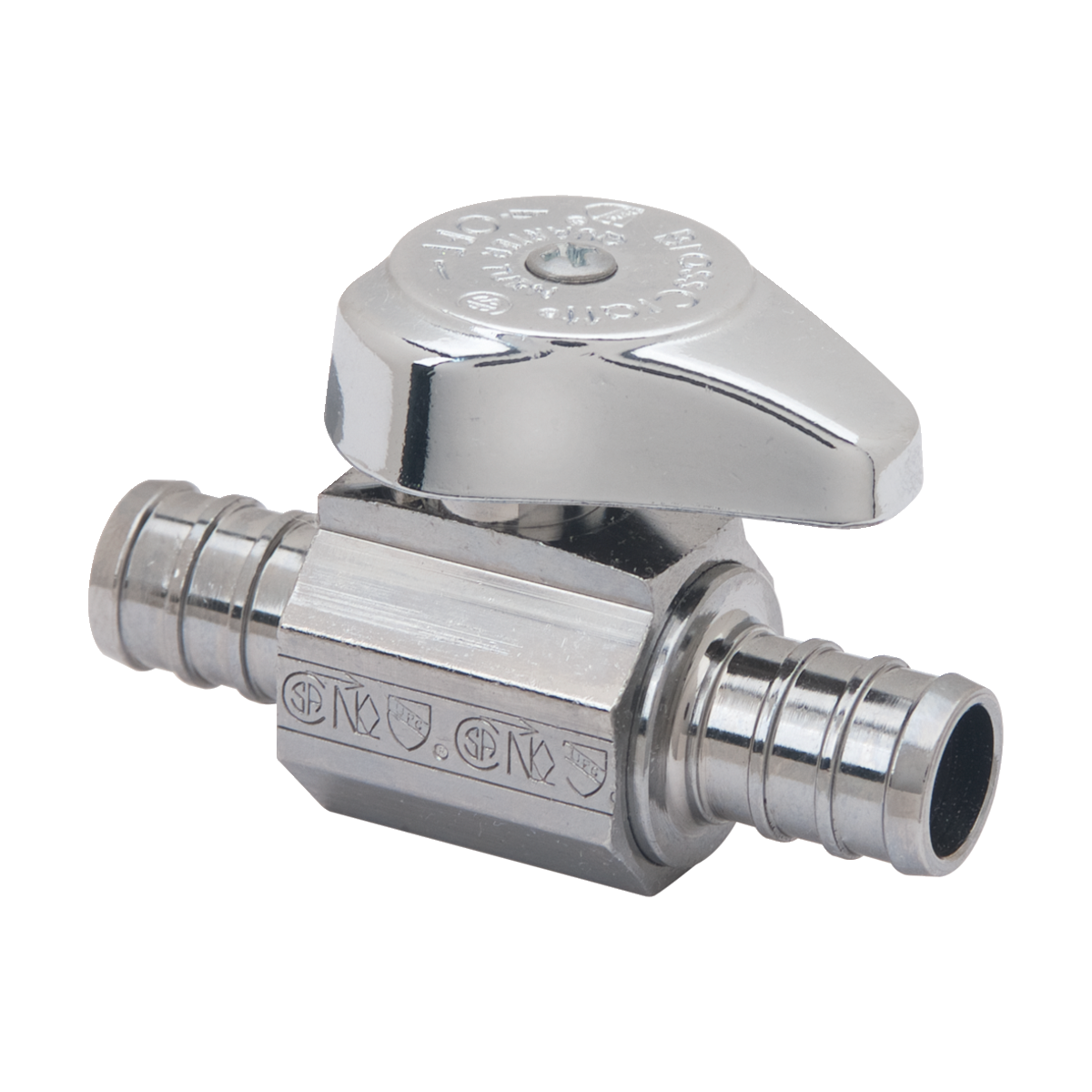 1/2 in. Nom Crimp PEX Barb x 1/2 in. Nom Crimp PEX Barb Straight